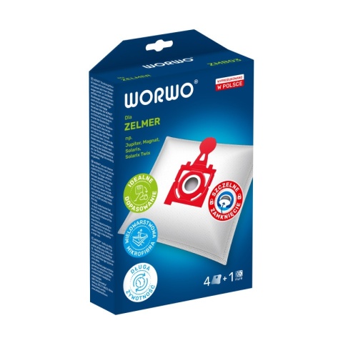 Worki do odkurzacza Zelmer JUPITER ZMB03 8 sztuk + 2 filtry