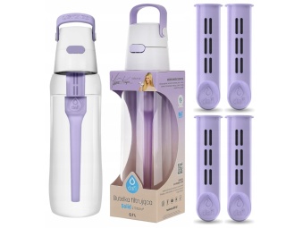 Butelka filtrująca Dafi SOLID 0,7l Lawendowa + 4 filtry