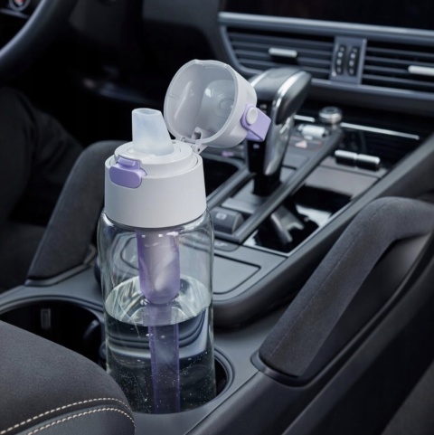 Butelka filtrująca z Tritanu Dafi SOLID 0,7l Lawendowa + filtr + szczotka