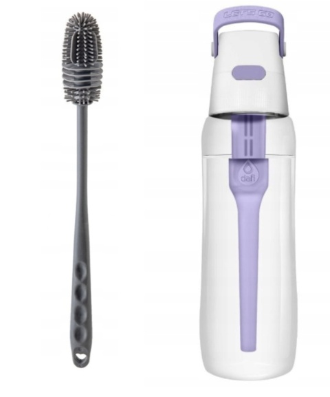 Butelka filtrująca z Tritanu Dafi SOLID 0,7l Lawendowa + filtr + szczotka