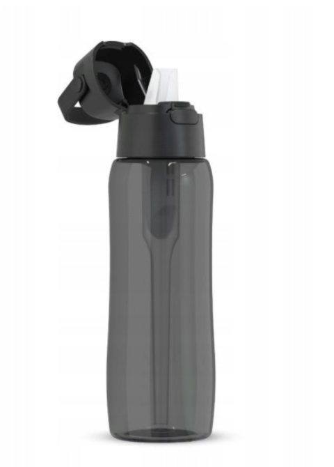 Butelka filtrująca z Tritanu Dafi SOLID 0,7l czarna barwiona + FILTR + SZCZOTKA