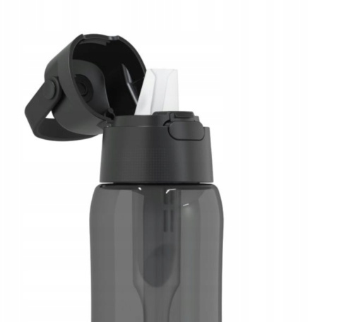 Butelka filtrująca z Tritanu Dafi SOLID 0,7l czarna barwiona + FILTR + SZCZOTKA