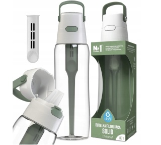 Butelka filtrująca z Tritanu Dafi SOLID 0,7l szałwiowa z filtrem