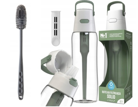 Butelka filtrująca z Tritanu Dafi SOLID 0,7l szałwiowa z filtrem