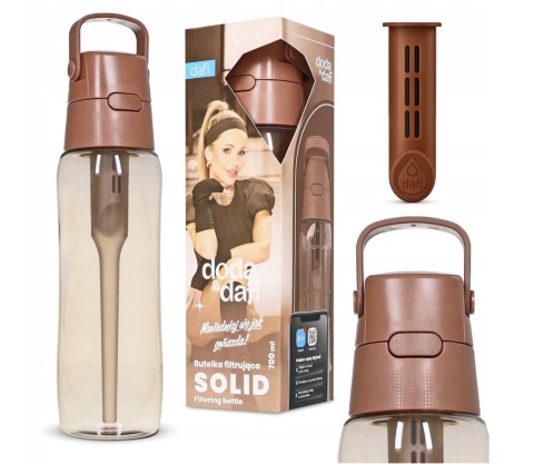 Butelka na Wodę Filtrująca Dafi 0,7l DODA Mocha Mousse Barwiona + FILTR