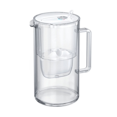 Dzbanek filtrujący szklany Aquaphor Glass 2,5l BIAŁY + 5 Maxfor+ MG