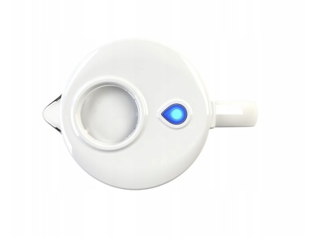 Dzbanek filtrujący szklany Dafi PRISMA LED +1 filtr Unimax, BIAŁY