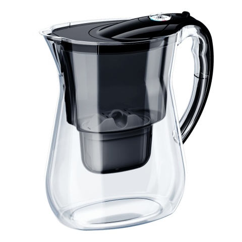 Dzbanek filtrujący z Tritanu Aquaphor LAGO + Wkład Maxfor+ CZARNY