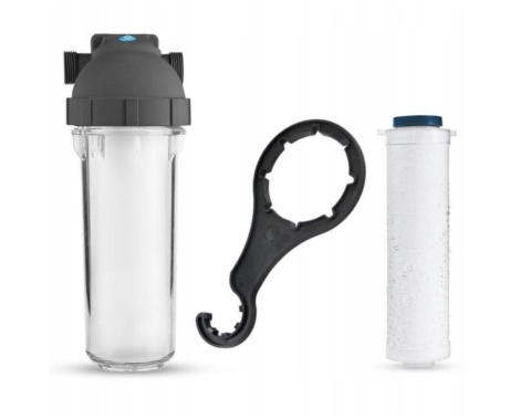 Obudowa filtra wody przepływowego DAFI + filtr polipropylenowy 25 µm