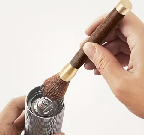 Profesjonalny pędzel - szczotka BluePlan do czyszczenia ekspresu, młynka, kolby - 1 szt.