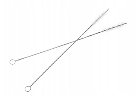 SŁOMKI RURKI STALOWE WIELORAZOWE DO NAPOJÓW EKO + 2 CZYŚCIKI w ETUI