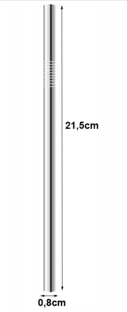 SŁOMKI RURKI STALOWE WIELORAZOWE DO NAPOJÓW EKO + 2 CZYŚCIKI w ETUI