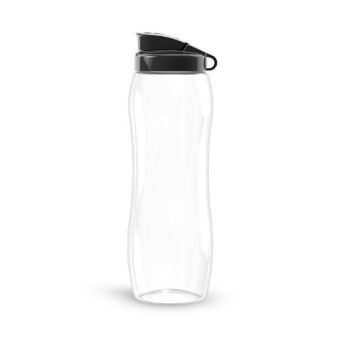 Bidon na wodę Dafi poj. 0,6 l kolor bezbarwny zakrętka czarna