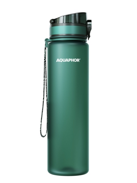 Butelka filtrująca Aquaphor City 1L Butelkowa Zieleń + 1 FILTR + SZCZOTKA