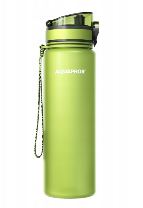Butelka filtrująca z Tritanu Aquaphor City 800 ml Zielona + SZCZOTKA