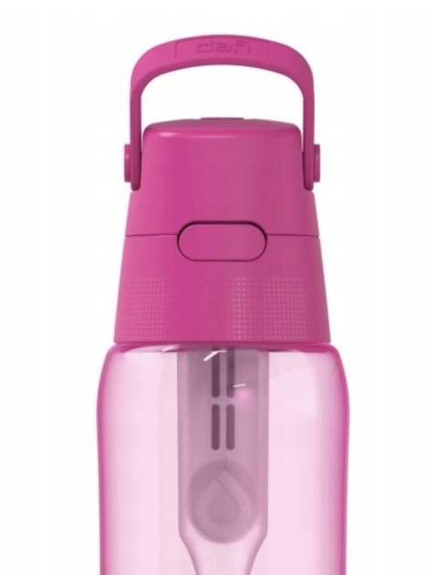 Butelka filtrująca z Tritanu Dafi SOLID 0,7l Flamingowa Róż barwiona+ filtr