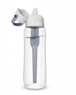 Butelka filtrująca z Tritanu Dafi SOLID 0,7l jeansowa szara z filtrem