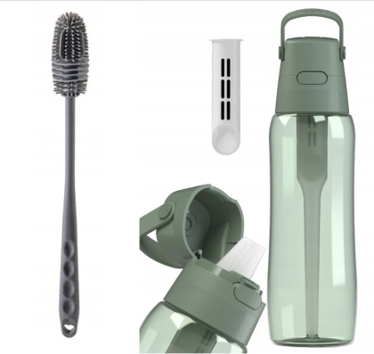 Butelka filtrująca z Tritanu Dafi SOLID 0,7l szałwiowa + filtr + SZCZOTKA