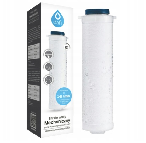 Dafi Przepływowy filtr do wody polipropylenowy 10 µm - 1 szt.