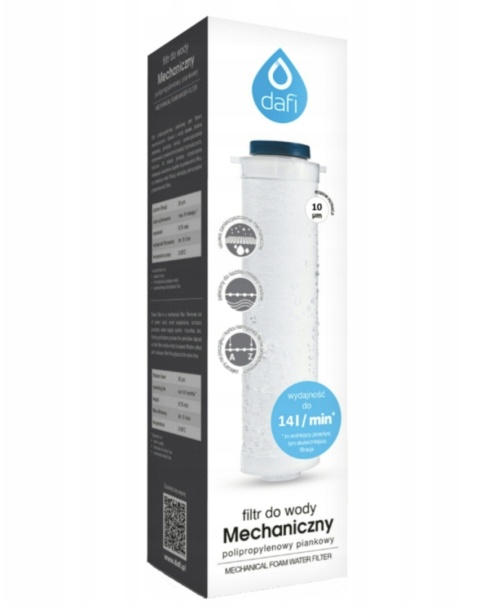 Dafi Przepływowy filtr do wody polipropylenowy 10 µm - 1 szt.