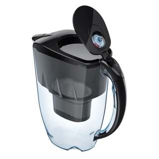 Dzbanek filtrujący AQUAPHOR JASPER 2,8 l + wkład Maxfor, CZARNY