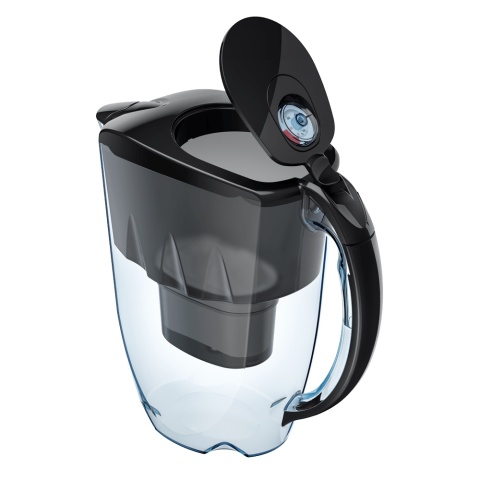 Dzbanek filtrujący AQUAPHOR JASPER 2,8 l + wkład Maxfor, CZARNY