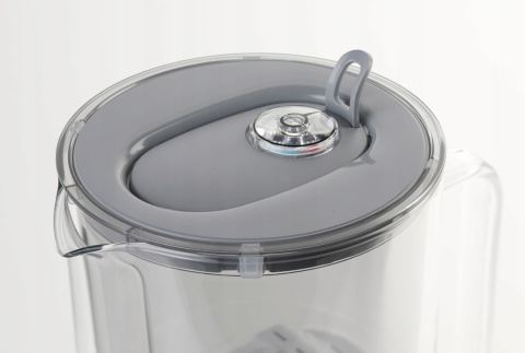 Dzbanek filtrujący szklany Aquaphor Glass 2,5l + 2 Maxfor+, SZARY