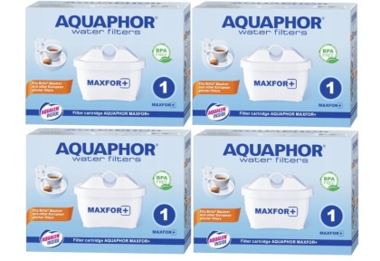 Filtry Wkłady filtrującye Aquaphor Maxfor+ BRITA, DAFI - 4 sztuki