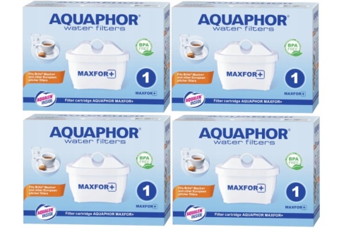 Filtry Wkłady filtrującye Aquaphor Maxfor+ BRITA, DAFI - 4 sztuki