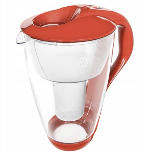 Szklany dzbanek Dafi CRYSTAL LED 2L MAKOWY + 5 wkładów Classic