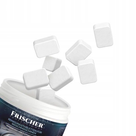 TABLETKI DO CZYSZCZENIA PRALKI ODKAMIENIAJĄCE NEUTRALIZUJĄCE ZAPACH 20szt