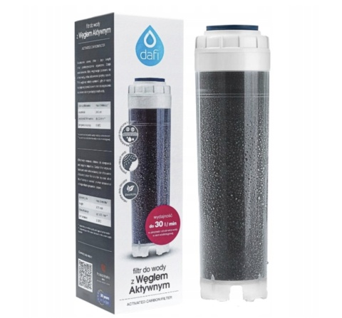 Zestaw 3 filtrów EKO DAFI: żywiczny, węglowy, polipropylenowy 25 µm